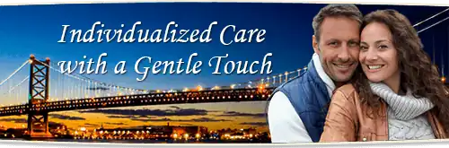 Dr. Yurovsky welcoming new patients in Center City Philadelphia